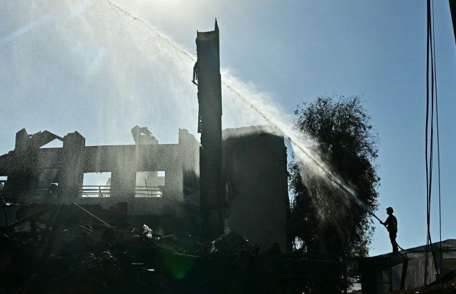 Foto: AFP. Incendios en Los Ángeles, EEUU.