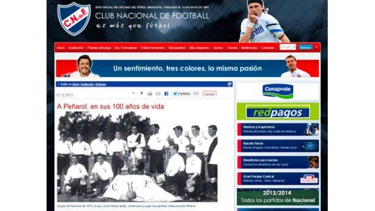 Nacional reaviva la polémica: saluda “a Peñarol por sus 100 años
