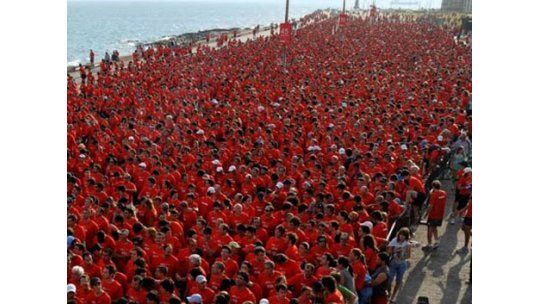 Tránsito cortado en la rambla por nueva competencia deportiva