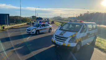 Foto: Subrayado. El tránsito está cortado en ruta 5.